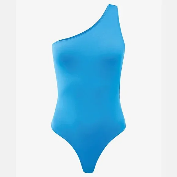 OW Collection Ezra Asymmetrical Bodysuit Back Cut Out Size XL US 12, New w/Tags! - Picture 3 of 16